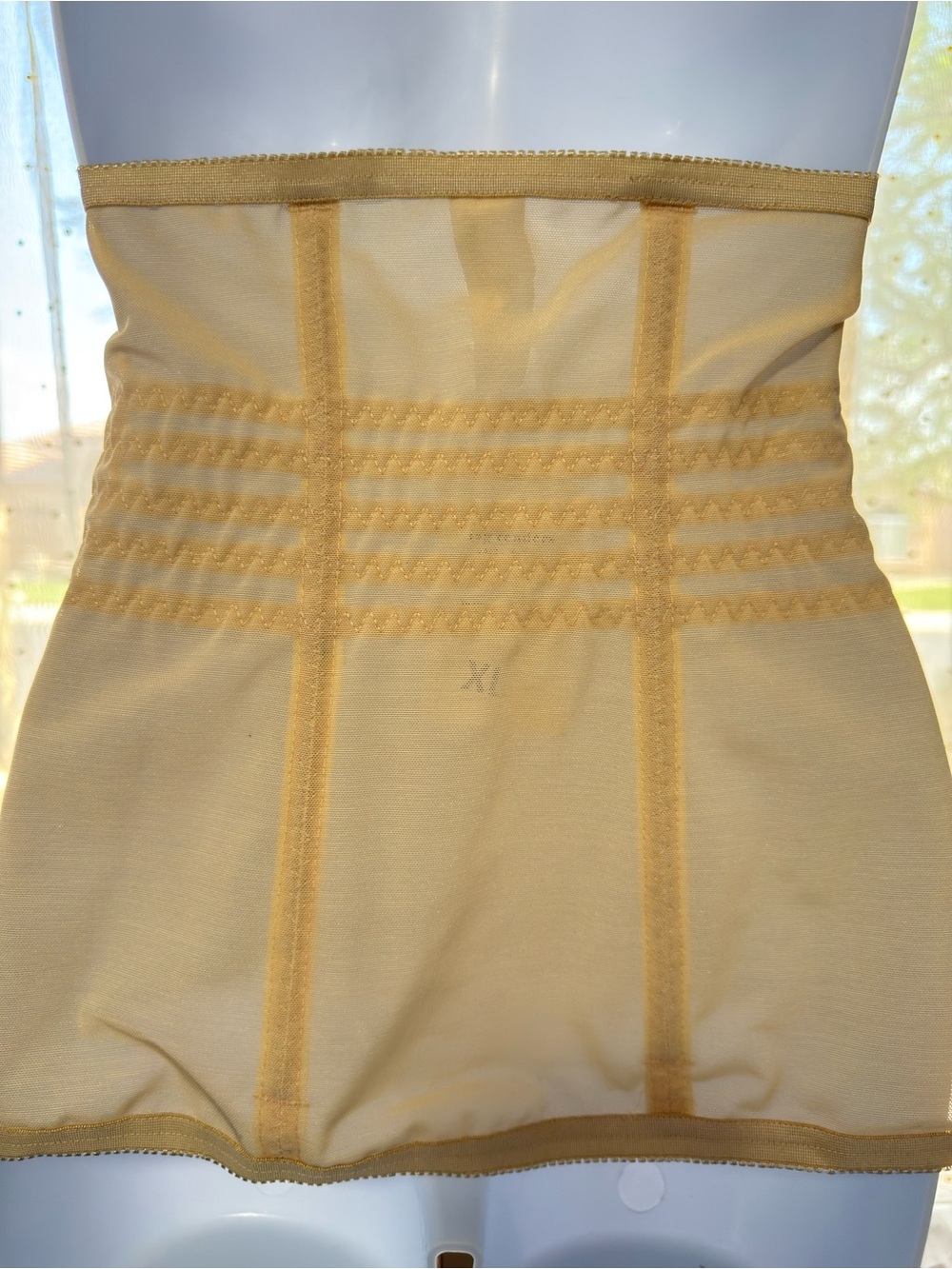 Unique Vintage Beige/Nude Waist Shaper Corset - Picture 4 of 5